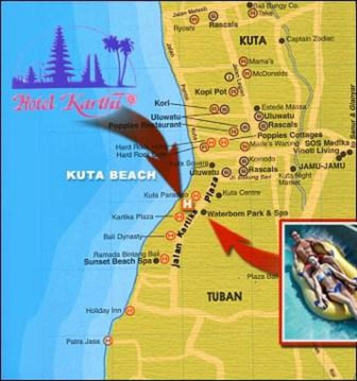 Hotel Karthi Kuta Kuta  Exterior photo